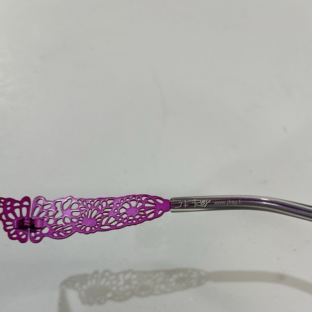 JF Rey Felicia Womens Eyeglass Frame 2685 Floral Metal Plastic 46 15 115 New - Picture 6 of 6